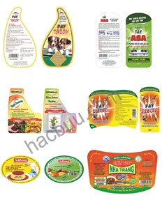 Nhãn decal dạng tờ