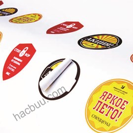 Nhãn decal dạng tờ